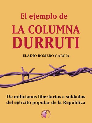 cover image of El ejemplo de la columna Durruti